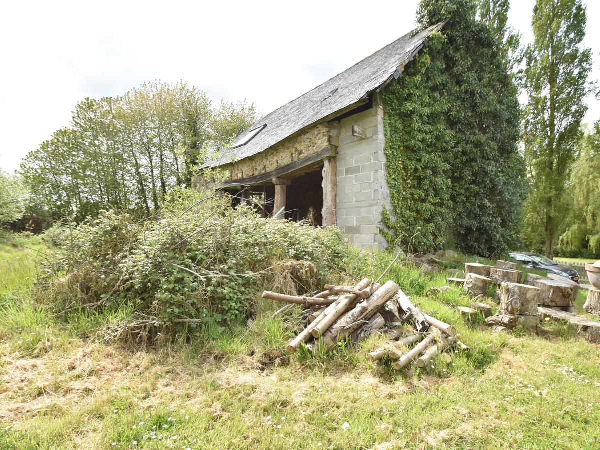 Breton Stone House In Saint Gilles Les Bois Villa Buitenkant foto